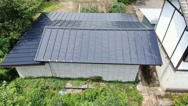 S様邸　納屋屋根塗装工事