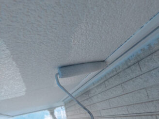 那須塩原市の外壁塗装における軒天塗装