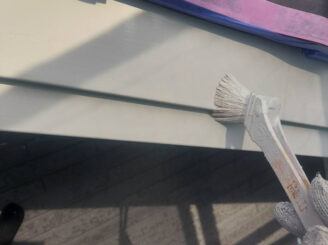 那須塩原市の外壁塗装における破風の塗装