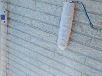 那須塩原市の外壁塗装における外壁の下塗り