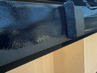 那須塩原市の外壁塗装における破風・雨樋塗装