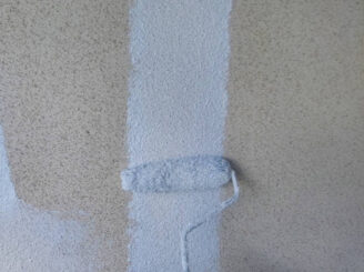 那須塩原市の外壁塗装における外壁の下塗り