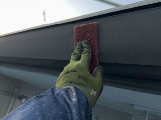 大田原市における屋根塗装・外壁塗装の破風・雨樋下地処理