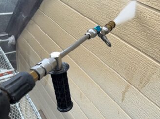 那須町で行った屋根塗装・外壁塗装における高圧洗浄