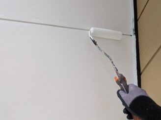 那須町で行った屋根塗装・外壁塗装における軒天塗装