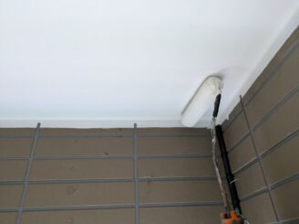 那須町で行った屋根塗装・外壁塗装における軒天塗装